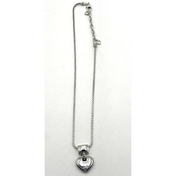 Brighton Reversible Heart Pendant Necklace - Picture 2 of 8